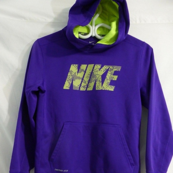 NIKE THERMA-FIT, purple, teen large, l, girls